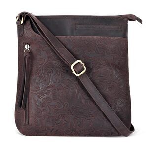 4145 Leather Crossbody Bags - Sling Handbags - Medium Cross body Purses